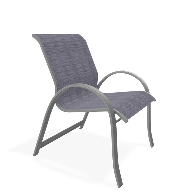 Aruba 1 Outdoor Dining Armchair, Graphite