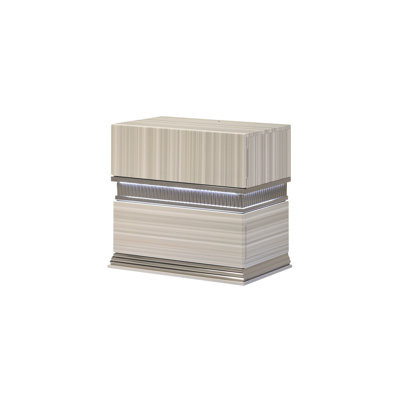 Table de chevet Velmora - gris