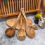 Ensemble de 11 cuillères à cuisson en bois 11 pièces