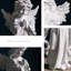 Statue ange priant