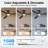 52 inch Flush Mount Ceiling Fan with Quiet Reversible DC Motor Black-967228570
