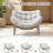 Oversized Papasan Outdoor Rocking Chair
