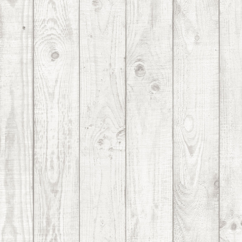 Wooden Plank Effect Wallpaper, 10M X 52.8Cm, Beige, Taupe