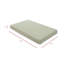 Moss Stripe Muslin Mini Crib Sheet
