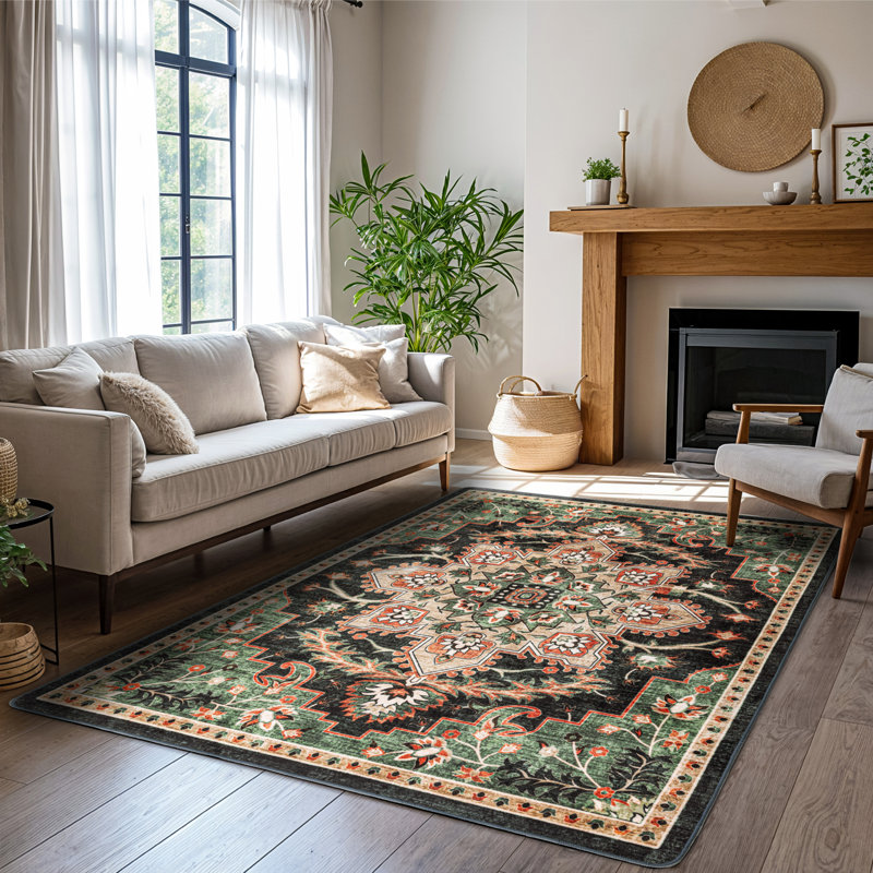 Bungalow Rose Vishan Abstract Rug | Wayfair