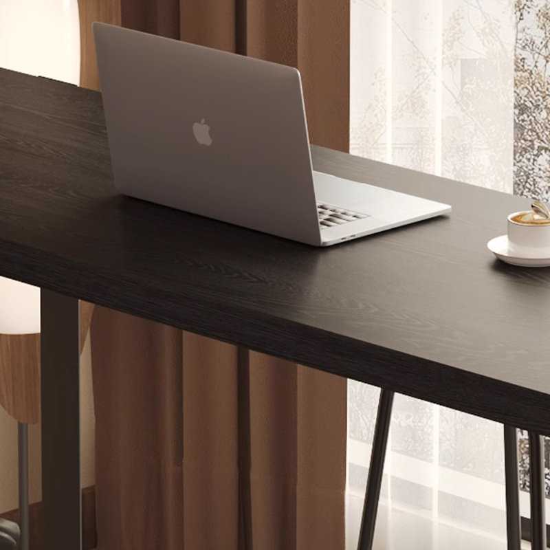 Simple and light luxury solid wood bar table, 41.3"H x 55.1"L x 15.7"W