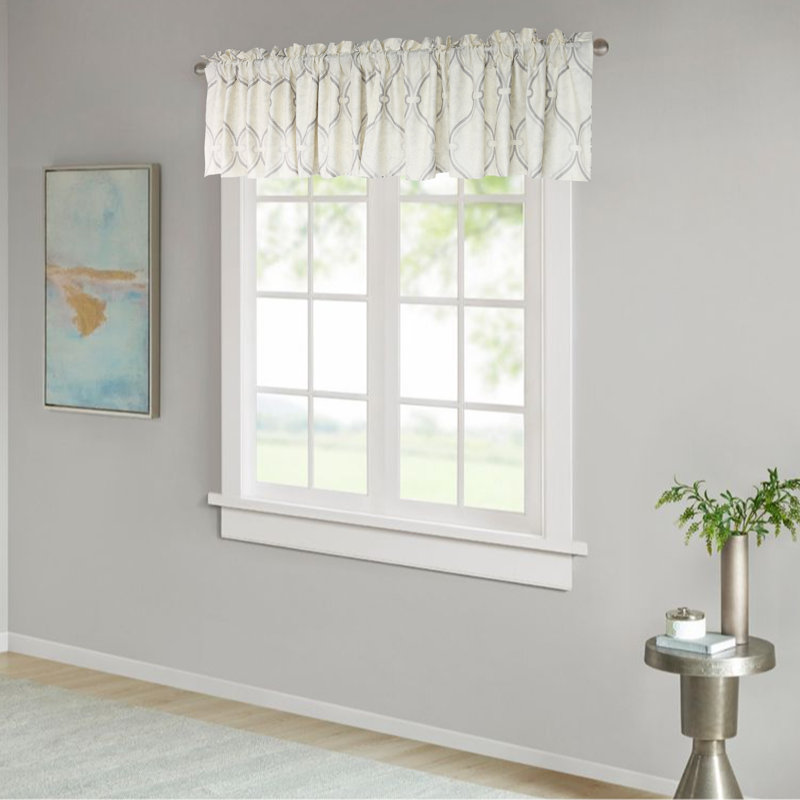 Ikat Scalloped Window Valance