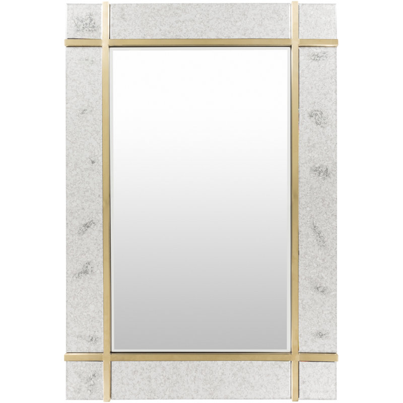 Miroir d'appoint, Or / Gris