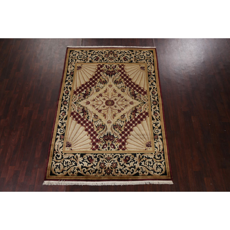 Tapis népalais oriental népalais noué à la main 6 x 9
