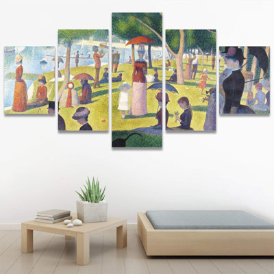 A Sunday On La Grande Jatte Abstract Plants 5 Pieces