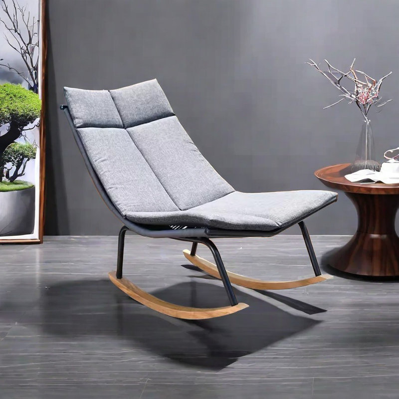 Chaise berçante décontractée simple et élégante
