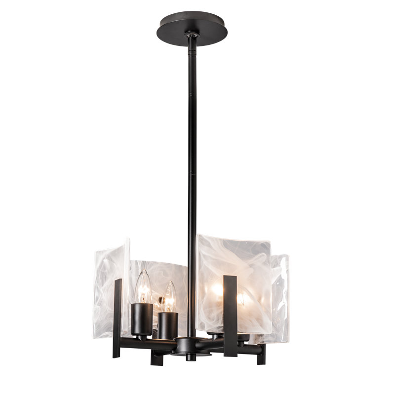 Arc 4 - Light Unique Classic Chandelier, Black
