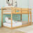 Wood Floor Bunk Bed With Ladder-236941063
