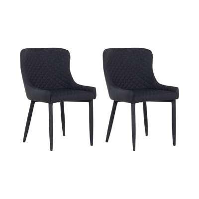 Craighead 41cm H Upholstered Side Chair in Grey