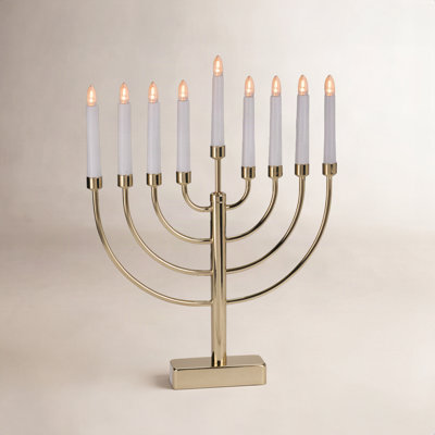 Battery-Operated Menorah