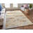 Casual Abstract, Ivory/Blue/Brown Area Rug-291872906