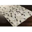 Tapis noir / gris en cuir fabriqué à la main Ryu-921763175