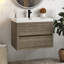 Meuble-lavabo mural 30 po avec lavabo-626458570
