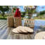 Jute Round 4 Piece Coaster Set