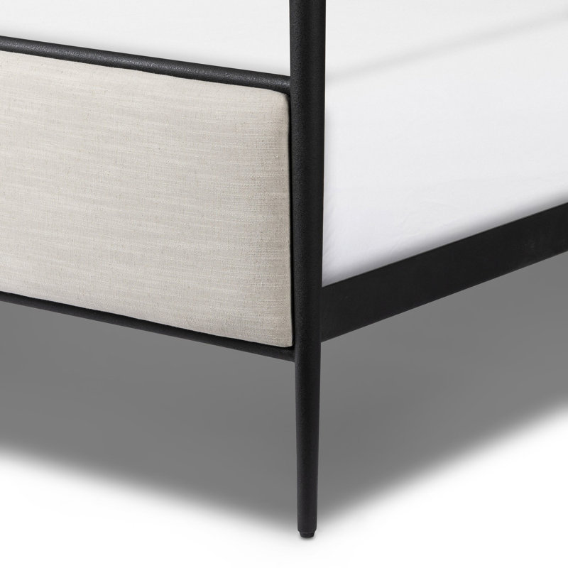 Modella Upholstered Canopy Bed, King
