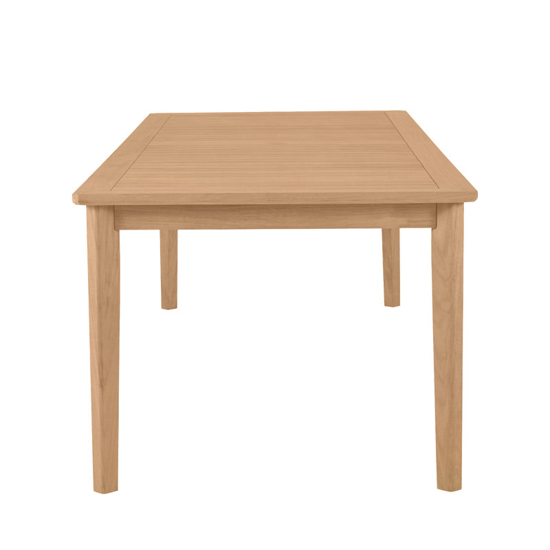 Woodlawn Teak Dining Table, Natural Teak, 40" W x 110" L x 31" H