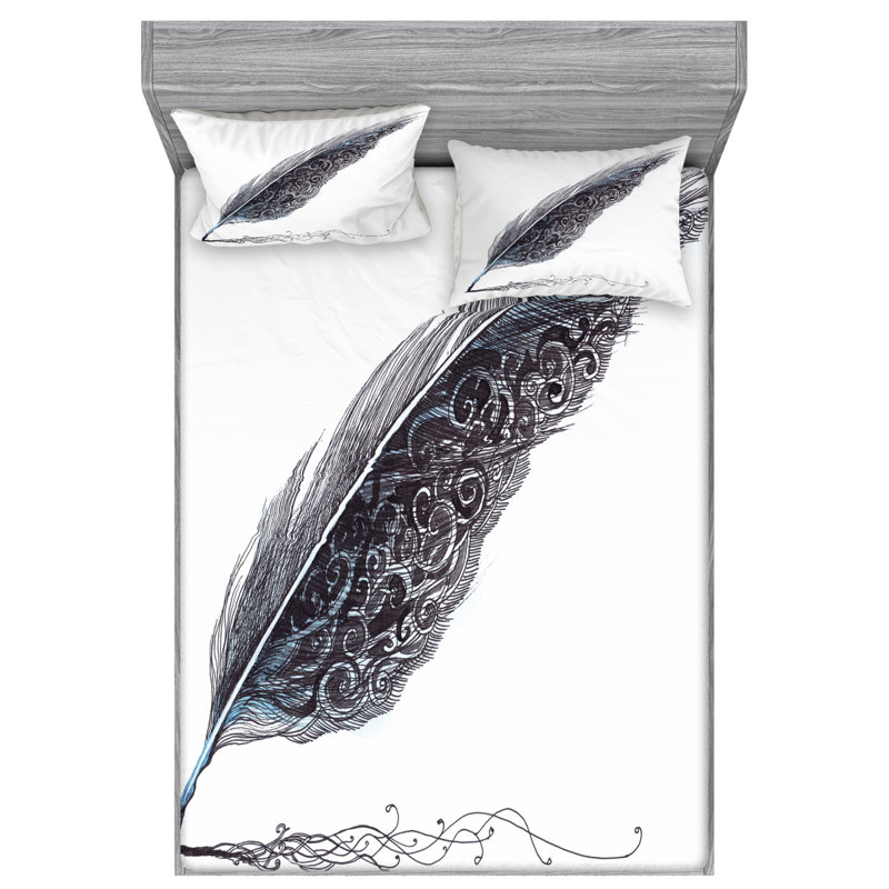 Microfiber Sheet Set, Full Sheet Set with Fitted Sheet