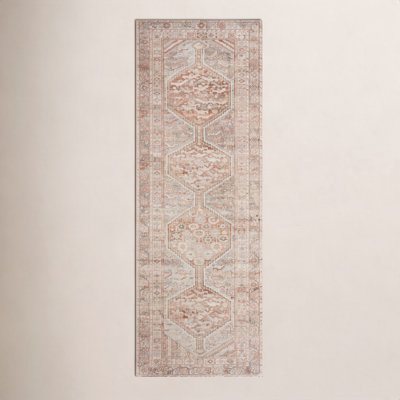 Chris Loves Julia x Loloi Jules Geometric Tangerine/Mist Area Rug