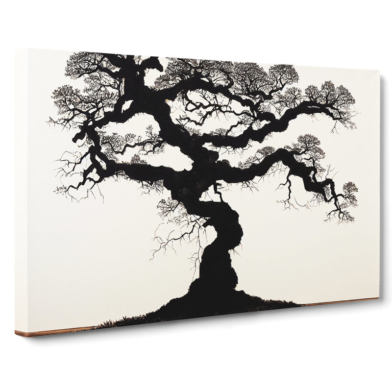 Epic Oak Tree - Wrapped Canvas Painting, 50cm H x 76cm W x 3cm D