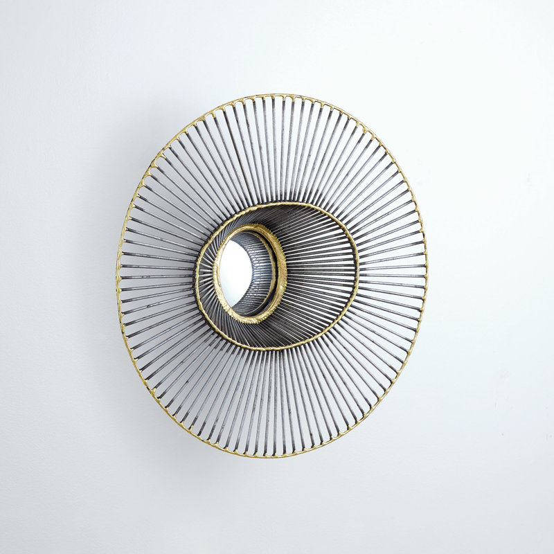 Miroir Tilt-A-Wire, H 18,25 po x l 18,25 po x P 5,25 po