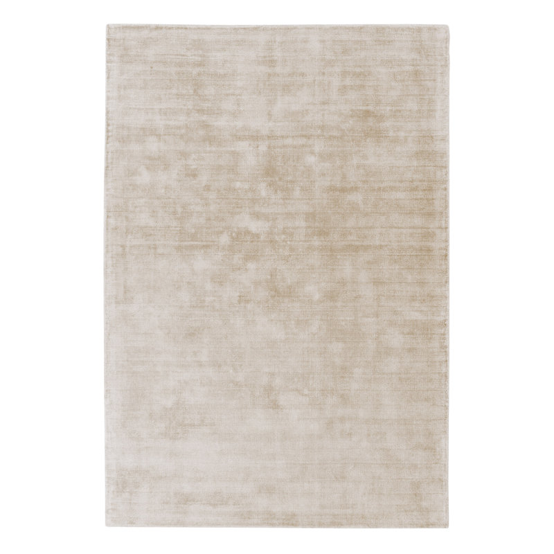 Doris Plain Silky Putty/Cream Rug, Rectangle 160 x 230cm