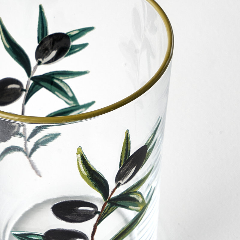 Verre olive