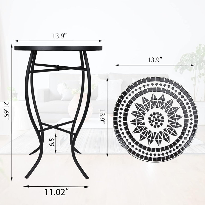 Table de bout d'extérieur Mosaic