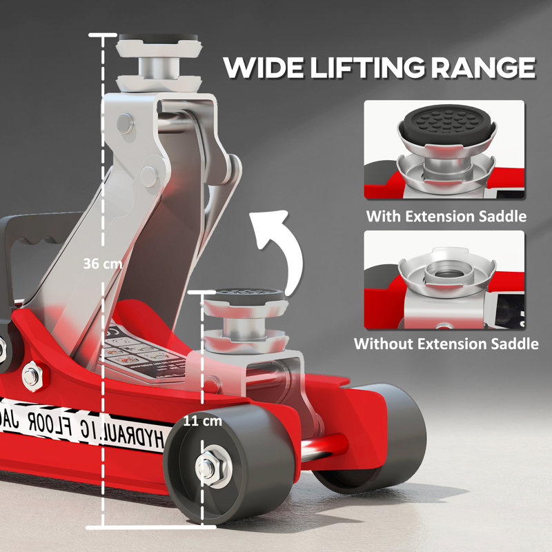 17.5cm H x 53cm W Car Jack