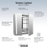 Verdera Recessed or Surface mount Frameless Medicine Cabinet 2 Shelves Lighting Electrical Outlet
