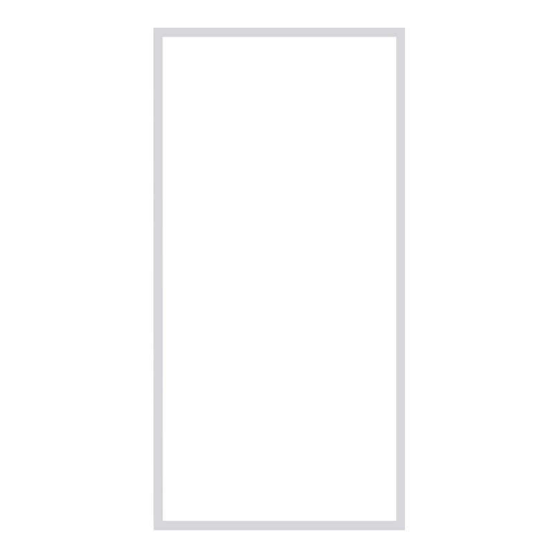 Éclairage à panneau plat à del, H 2,8 po x l 23,75 po x P 47,75 po, 47 W, 4500