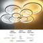 Acrylic LED Semi Flush Mount