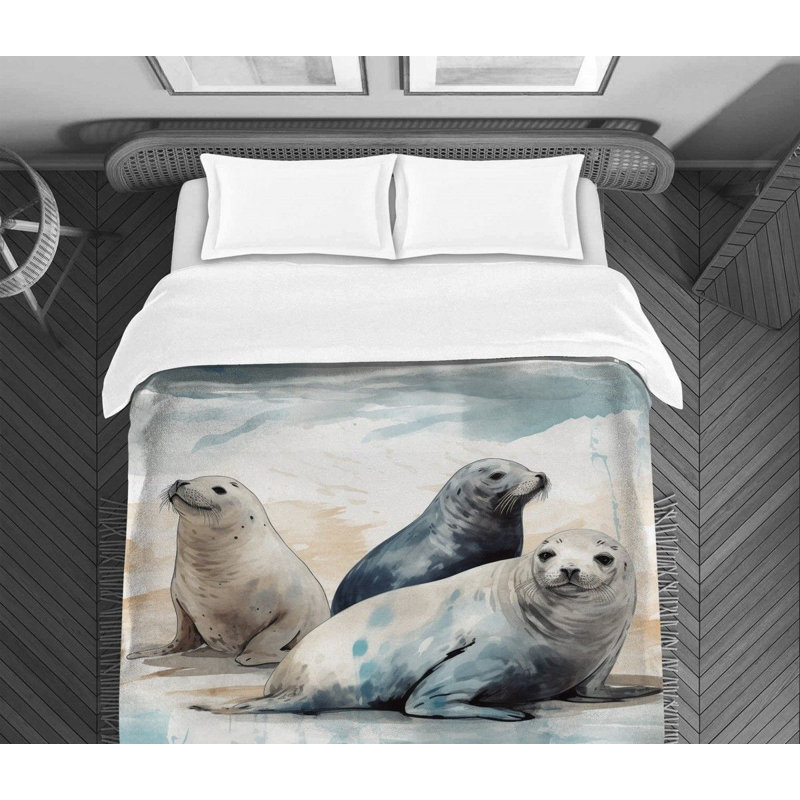 Seal Lover Comforter, Twin Comforter