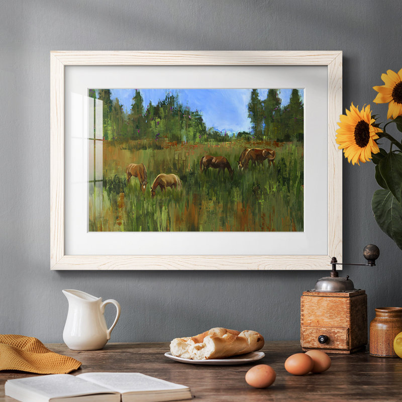 The Grass Is Always Greener, reproduction d'art encadrée, Blanc, H 26 po x l 38 po x P 1,5 po
