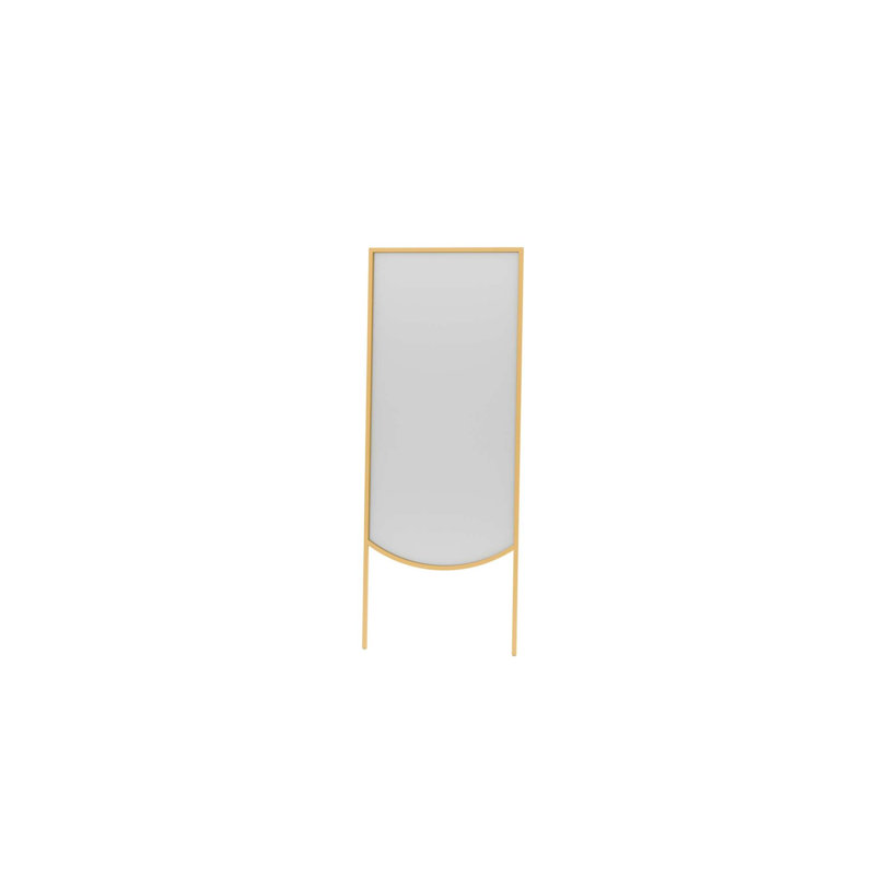 Elegant Cheval Mirror, Black Metal, 27.6 x 70.9 inches | 100% Metal Construction, Wall-Mountable Design | Stylish Solid Color for Modern Home Decor & Dressing Rooms, Full-Length Reflection, Durable & Chic