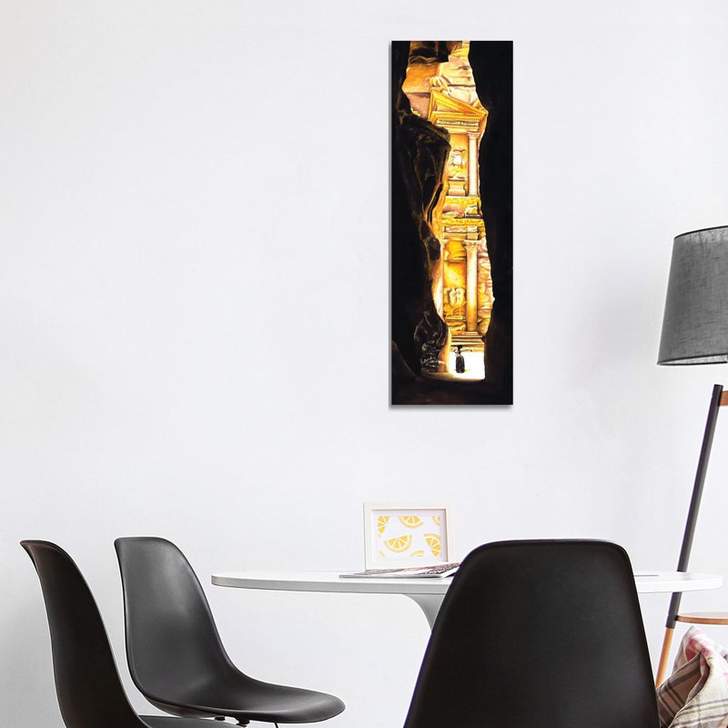 Homage To Petra by Richard Young - Wrapped Canvas Panoramic Gallery-Wrapped Canvas Giclée, 121.92cm H x 40.64cm W