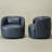 Bruschi 34" W Faux Leather Swivel Armchair-310443001
