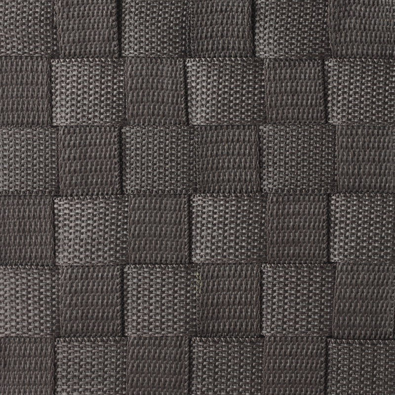 Fourre-tout tissé avec panier en tissu de doublure, H 4,2 po x l 12,25 po x P 6,88 po