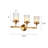 3-Light Dimmable Textured Bathroom Vanity Light ETL Certified
