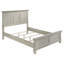 Ensemble de chambre avec très grand lit 5 pièces Eli, bois blanc rustique, commode-118124008-118124010-118124012