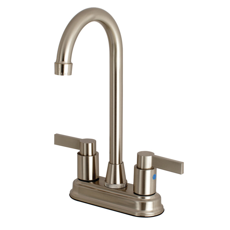 Nuvo Fusion High-Arch Bar Faucet, Brushed Nickel