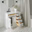 Meuble-lavabo simple en bois massif 36 po Tidworth avec plateau en quartz 1,5 po-83279750-83279770-116991336