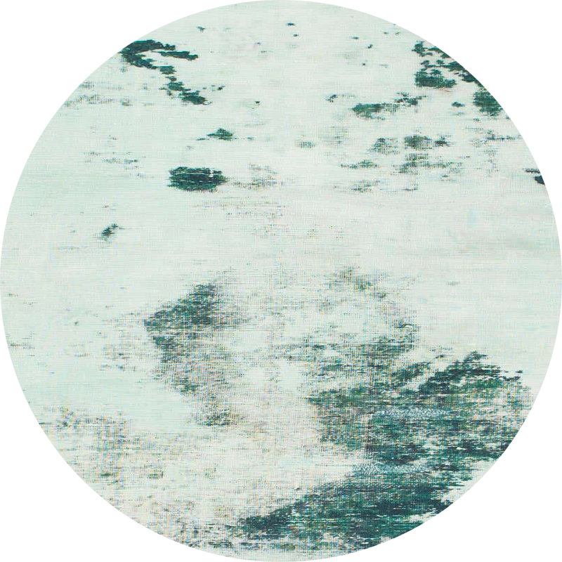 Abstract Indoor Rug, Round 8'