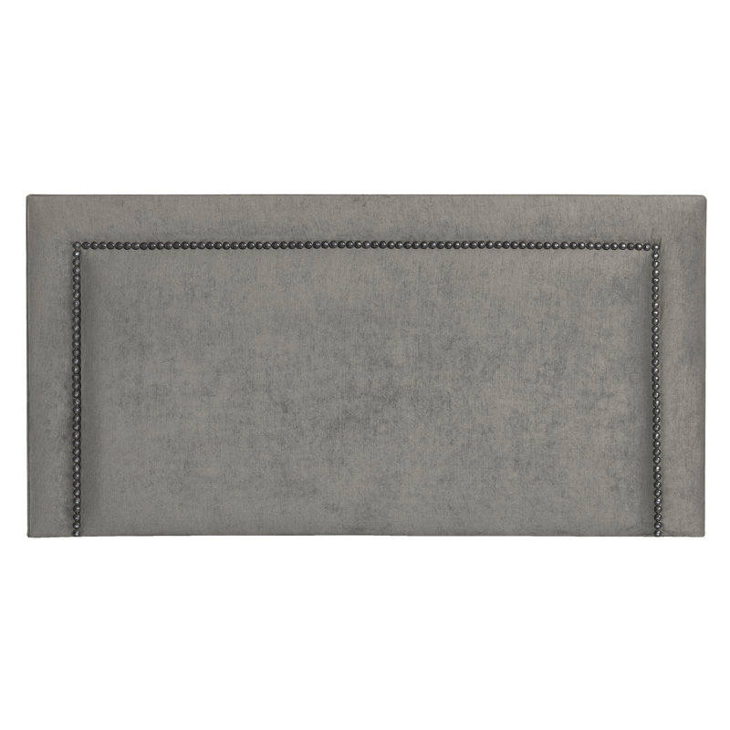 Cherene Upholstered Headboard, Silver, Kingsize (5')