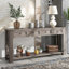 Console, canapé avec tiroirs de rangement et tablette inférieure, table de couloir-1366252534