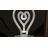 8.5" Battery Operated Neon Style Light Bulb LED Table Light
